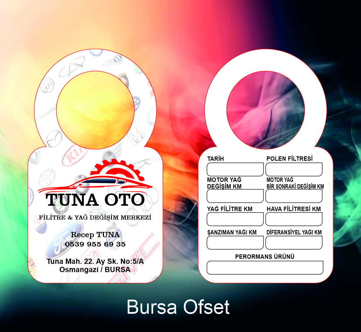 Yağ kartı baskı fiyatları